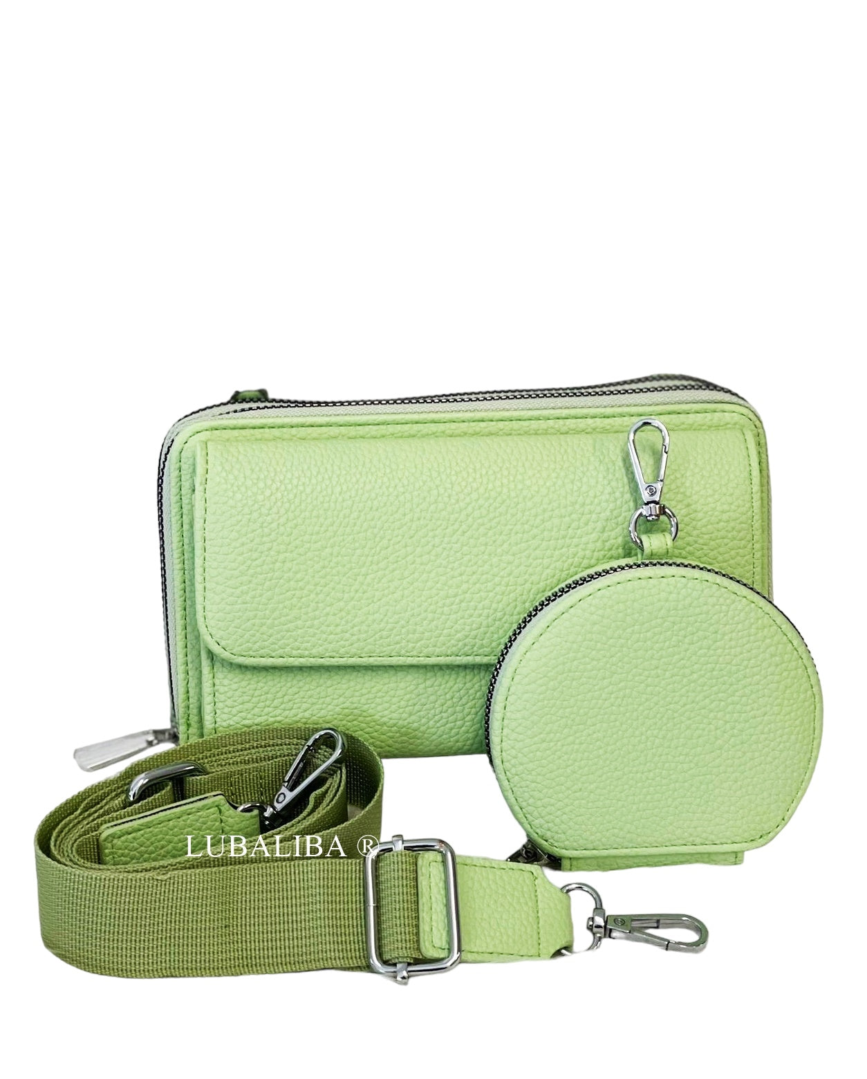 PERMA- SERIES Stylische Handytasche Portemonnaie 3 in 1 Umhängetasche in 19 Farben